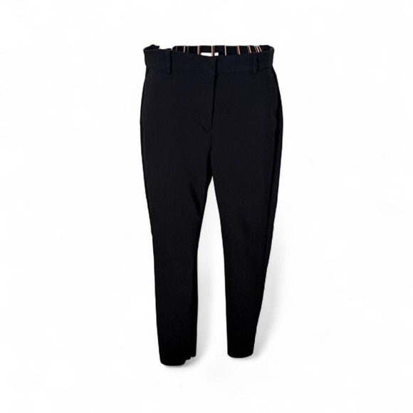 H&M - Women's Black Tailored Ankle Pants - Size 8 - Slim Fit Trousers - Picture 1 of 6